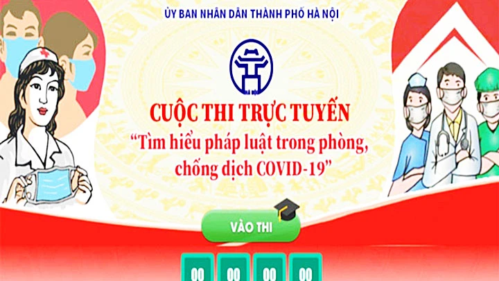 Cuộc thi trực tuyến “Tìm hiểu pháp luật trong phòng, chống dịch Covid-19”