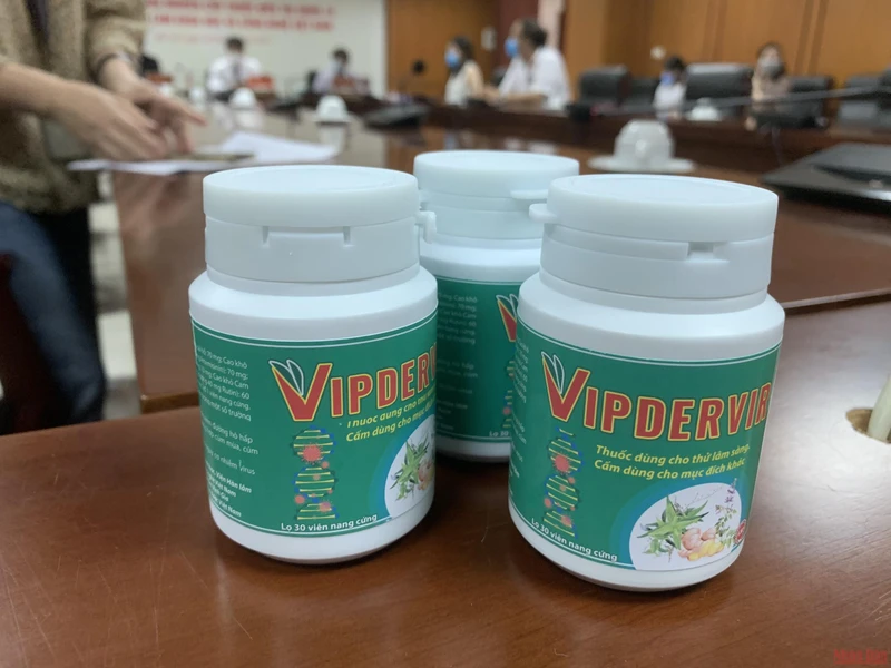 Sản phẩm thuốc thử nghiệm Vipder Vir.