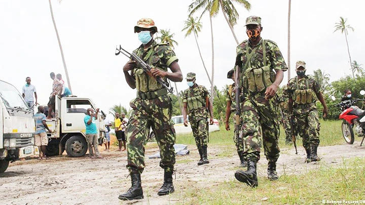 Lực lượng an ninh Mozambique trong một nhiệm vụ chống khủng bố. Ảnh: AFP