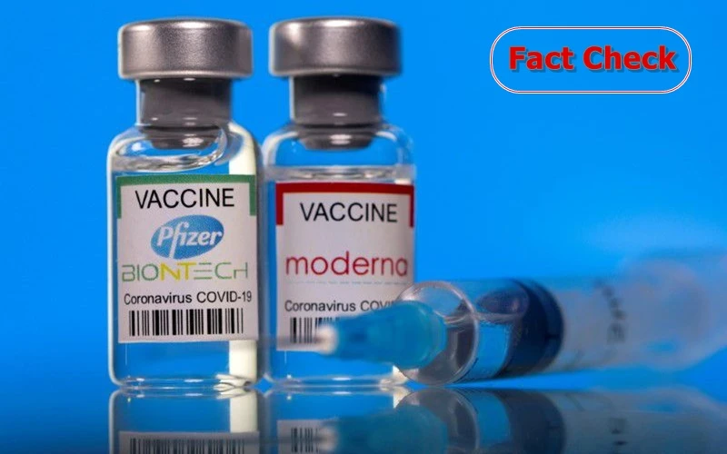 Vaccine của Pfizer-BioNTech và Moderna. (Ảnh: Reuters)