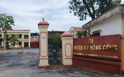 Trụ sở Huyện ủy Nông Cống, tỉnh Thanh Hoá.