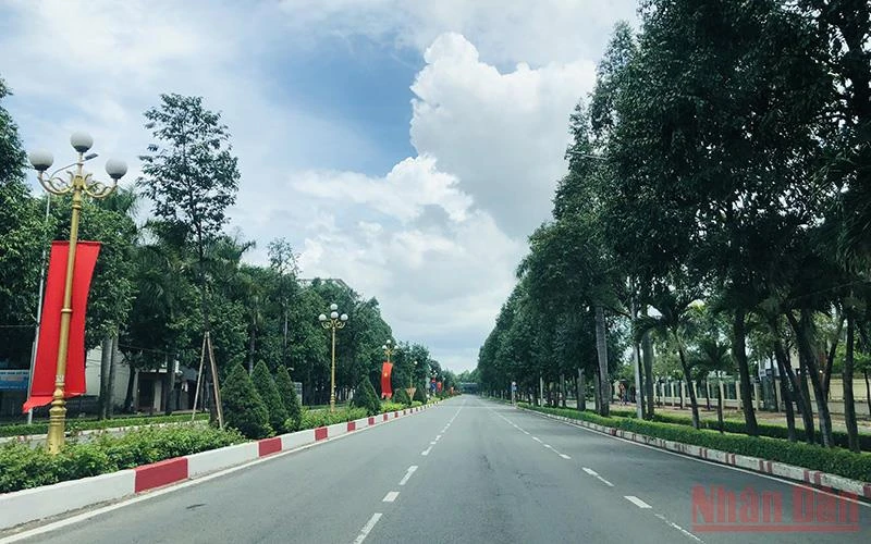 Đường phố ở TP Biên Hòa (Đồng Nai) trong thời gian thực hiện Chỉ thị 16