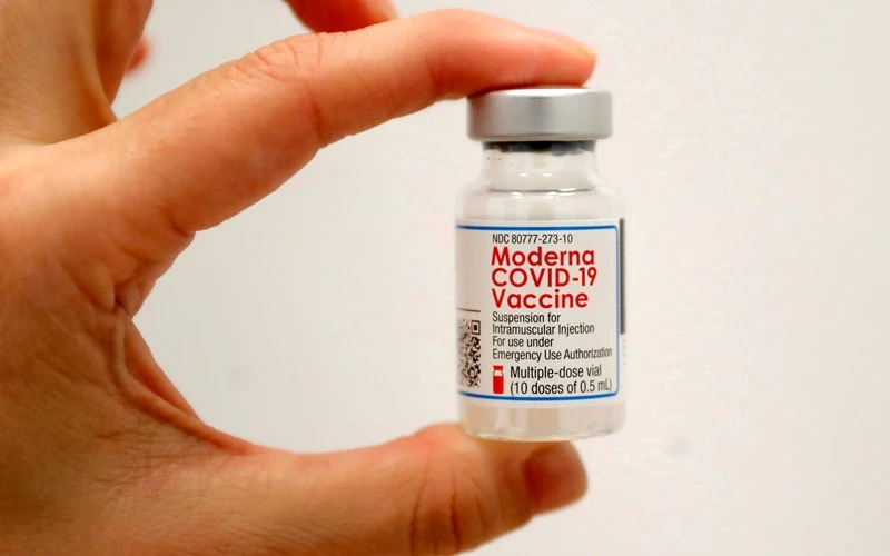 Vaccine ngừa Covid-19 của Moderna. (Ảnh: Reuters)