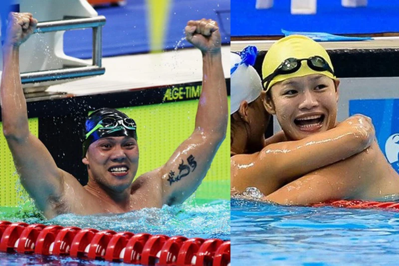  Võ Thanh Tùng (trái) và Trịnh Thị Bích Như là hai vận động viên Việt Nam thi đấu đầu tiên Paralympic Tokyo vào sáng ngày 25/8.