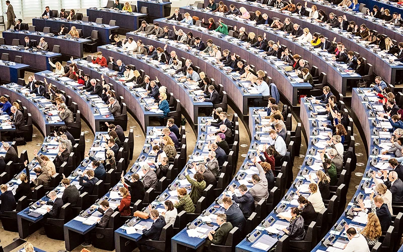 Nghị viện châu Âu (EP) bỏ phiếu phê chuẩn Hiệp định Thương mại tự do (EVFTA) và Hiệp định Bảo hộ đầu tư (EVIPA) giữa EU và Việt Nam, ngày 12/2 tại Strasbourg, Pháp. Nguồn | Bundestag.de