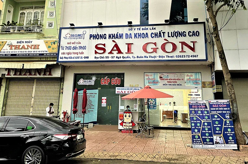 Phòng khám đa khoa chất lượng cao Sài Gòn tại TP Buôn Ma Thuột.