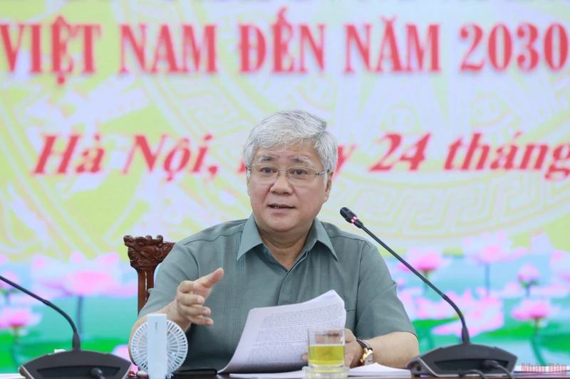Chủ tịch Ủy ban Trung ương Mặt trận Tổ quốc Việt Nam Đỗ Văn Chiến.