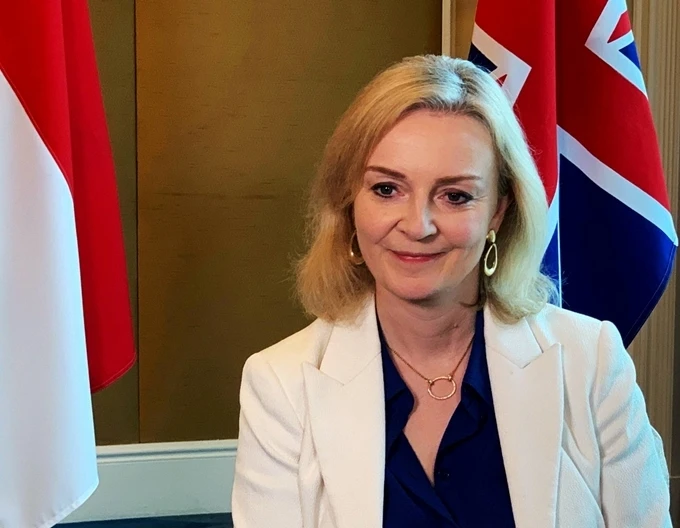  Bộ trưởng Thương mại Quốc tế Anh Liz Truss. (Ảnh: Reuters) 