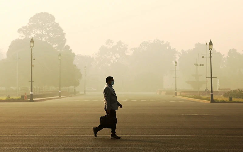 Ô nhiễm không khí làm giảm 9 năm tuổi thọ của 40% người dân Ấn Độ. (Ảnh: Reuters)