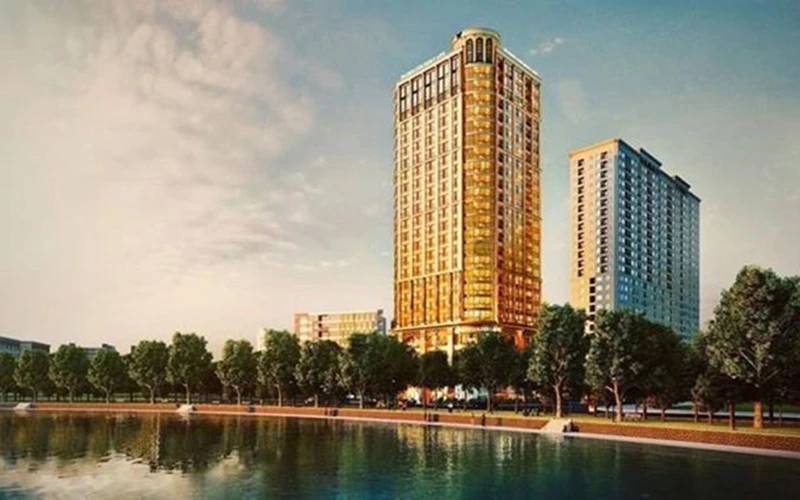 Khách sạn Dolce Wyndham - HaNoi Golden Lake do Công ty TNHH Hòa Bình đầu tư xây dựng.