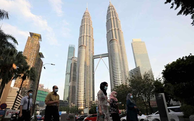 Tòa tháp đôi nổi tiếng tại Malaysia. (Ảnh: Reuters)