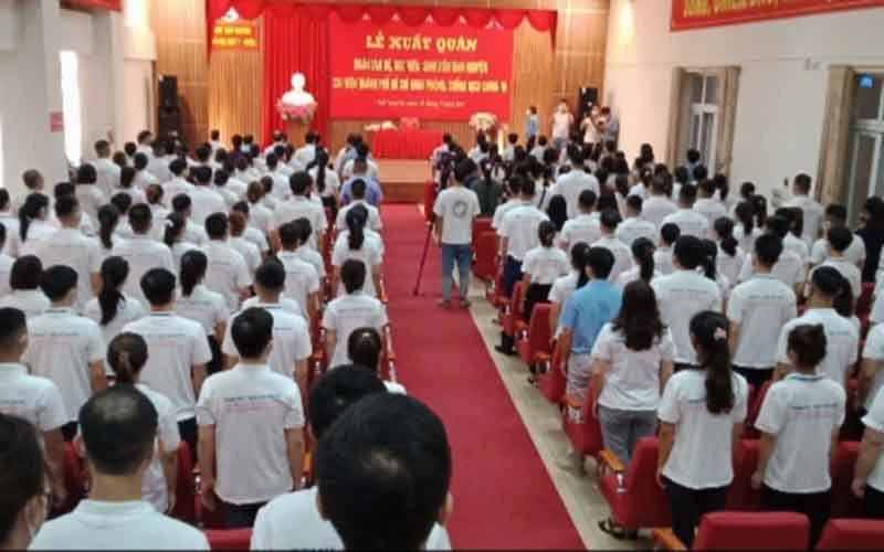 Đến nay, Trường Đại học Y - Dược Thái Nguyên đã cử gần 400 cán bộ, sinh viên vào hỗ trợ các tỉnh miền nam chống dịch.