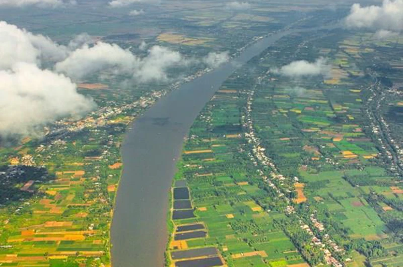 Lưu vực sông Mekong. (Ảnh: Duy Khương/TTXVN)