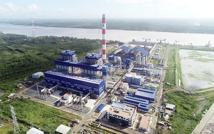 Toàn cảnh Nhà máy nhiệt điện Sông Hậu 1 (Hậu Giang). (Ảnh: Nhandan.vn)