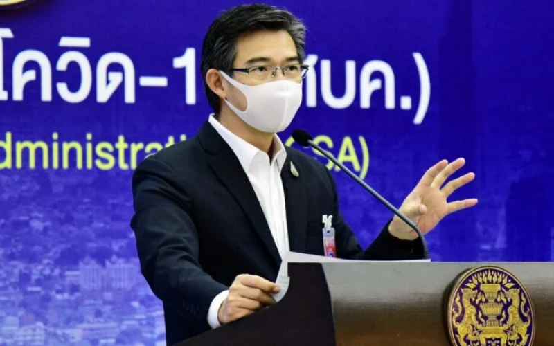 Ông Taweesilp Visanuyothin, Người phát ngôn của Trung tâm quản lý tình hình Covid-19 Thái Lan. (Ảnh: The Pattaya News)