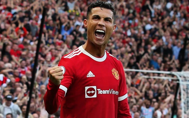 Ngày trở về hoàn hảo của Ronaldo khi anh góp công lớn với cú đúp bàn thắng, giúp Manchester United giành thắng lợi từng bừng 4-1 trước Newcastle United. (Ảnh: Manchester United)