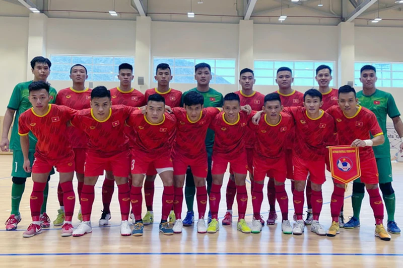 Đội tuyển bóng đá trong nhà (futsal) Việt Nam. (Ảnh: VFF)