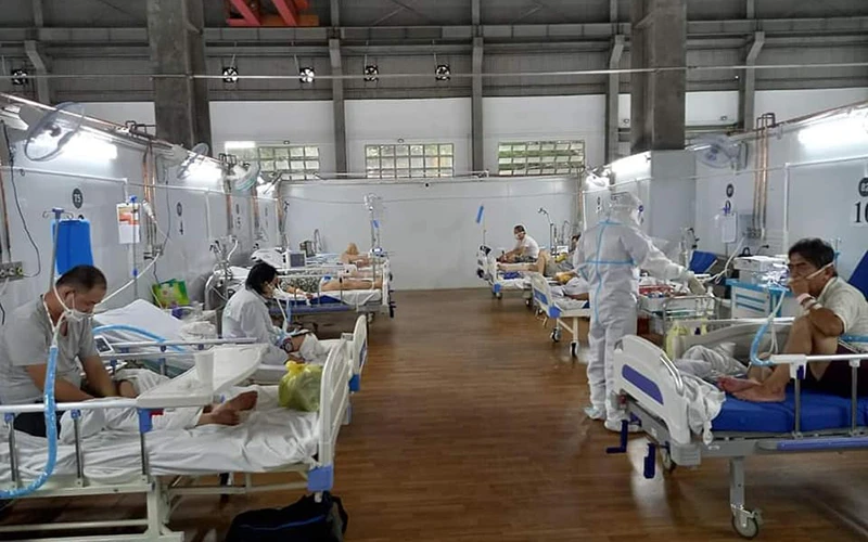 Trung tâm hồi sức người bệnh Covid-19 tại TP Hồ Chí Minh của Bệnh viện Bạch Mai đã điều trị khỏi cho nhiều trường hợp nặng.  (Ảnh: BVCC)