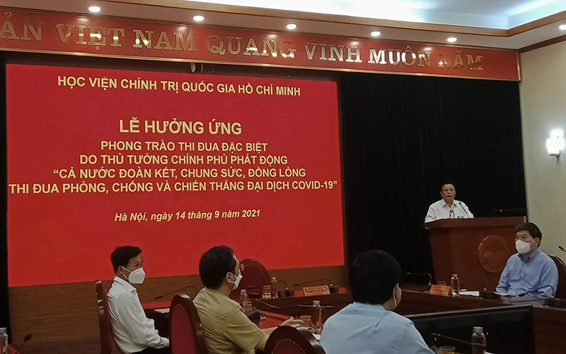 Học viện Chính trị quốc gia Hồ Chí Minh phát động đợt thi đua đặc biệt