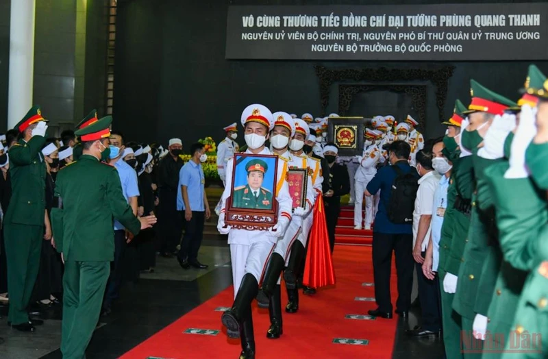 Lời cảm ơn của Ban Tổ chức lễ tang và gia đình Đại tướng Phùng Quang Thanh