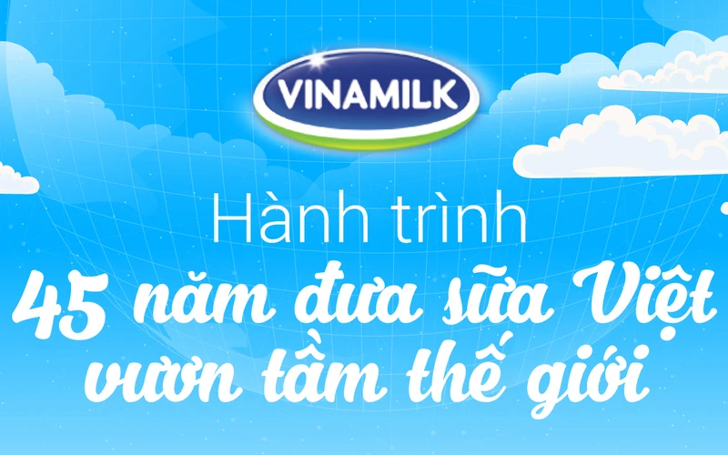 [Infographic] Vinamilk và những dấu ấn trong hành trình 45 năm nâng tầm sữa Việt