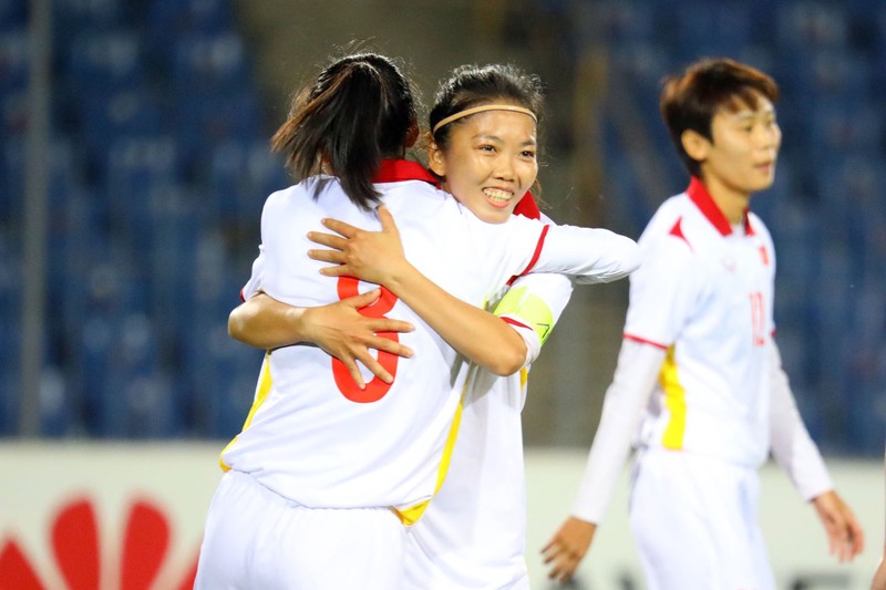 Đội tuyển nữ Việt Nam dễ dàng giành chiến thắng 16-0 trước Maldives. (Ảnh: AFC)