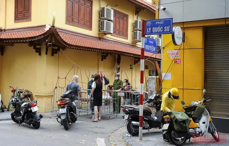 Cách ly y tế các phố chung quanh Bệnh viện Việt - Đức