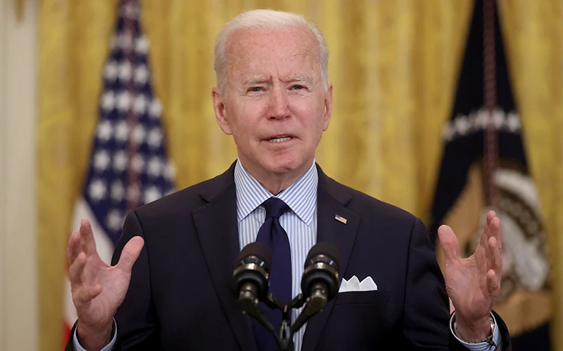 Tổng thống Mỹ Joe Biden phát biểu về vaccine Covid-19 và các mũi tiêm nhắc lại tại Washington (Mỹ) hôm 24/9. (Ảnh: Reuters) 
