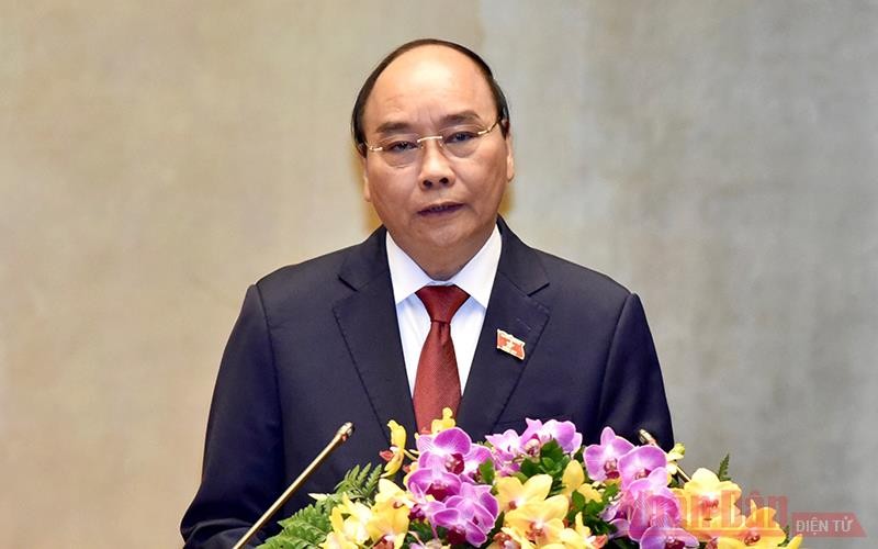 Chủ tịch nước Nguyễn Xuân Phúc. (Ảnh: TRẦN HẢI)