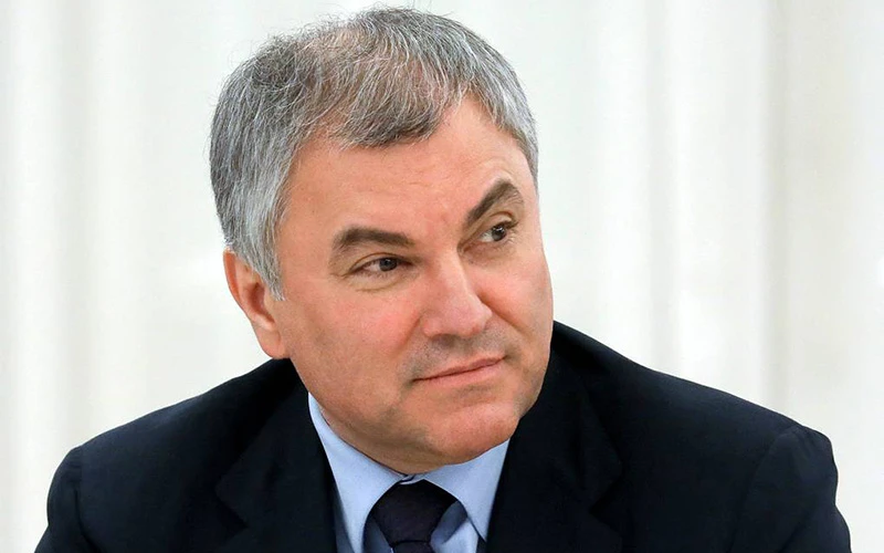 Ông Vyacheslav Volodin được bầu làm Chủ tịch Duma Quốc gia Nga khóa mới. (Ảnh: Tass)