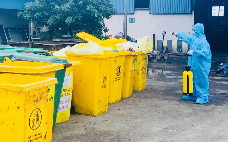Rác thải y tế, rác thải Covid được xử lý tại Khu liên hiệp xử lý và tái chế chất thải EME Dung Quất.