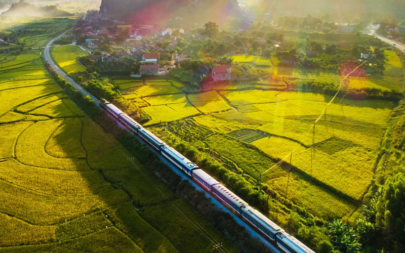 Ngành đường sắt đã tuân thủ nghiêm quy định về số ga được đón, trả khách trên các tuyến Hà Nội - Hải Phòng và Hà Nội - TP Hồ Chí Minh. (Ảnh: Bộ GTVT cung cấp)