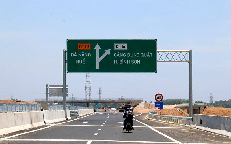 Dự án đường cao tốc Ðà Nẵng - Quảng Ngãi xảy ra nhiều vi phạm gây thất thoát, lãng phí. Ảnh: CTV