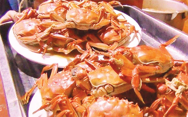 Món ăn từ cua da, đặc sản của Bắc Giang vào những tháng cuối năm.