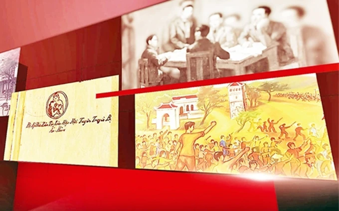 Hình ảnh trích đoạn giới thiệu bộ phim “Việt Nam thời đại Hồ Chí Minh - Biên niên sử truyền hình” của Báo Nhân Dân.
