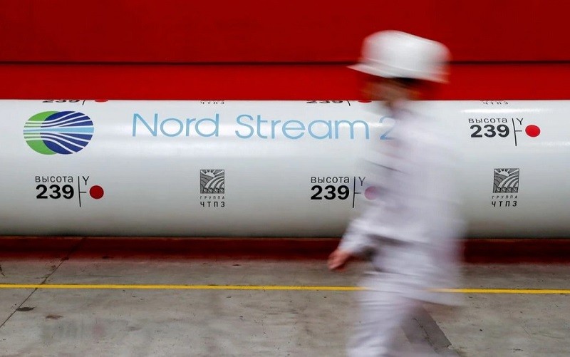 Dự án Nord Stream 2 đã hoàn tất quy trình dẫn đầy khí đốt kỹ thuật cho đường ống đầu tiên của dự án. (Ảnh: Reuters)