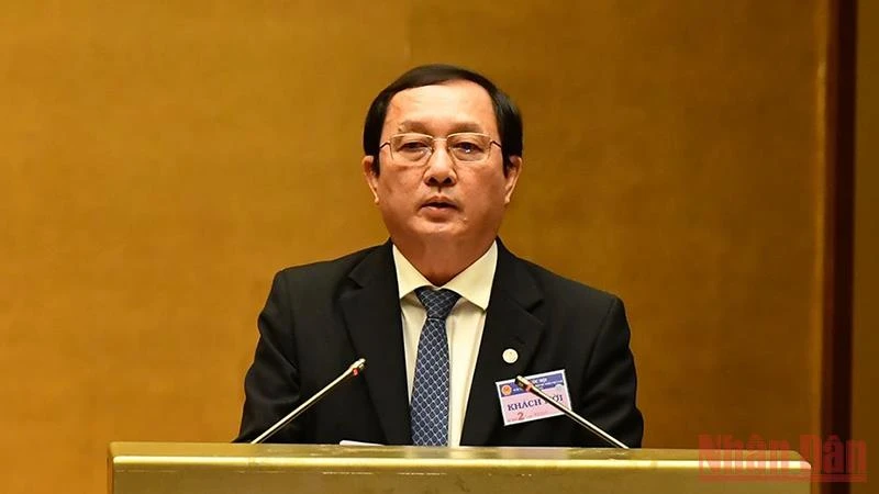 Bộ trưởng Khoa học và Công nghệ Huỳnh Thành Đạt. Ảnh: DUY LINH - THỦY NGUYÊN