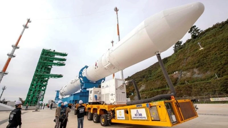 Tên lửa KSLV-II. (Nguồn: Reuters)