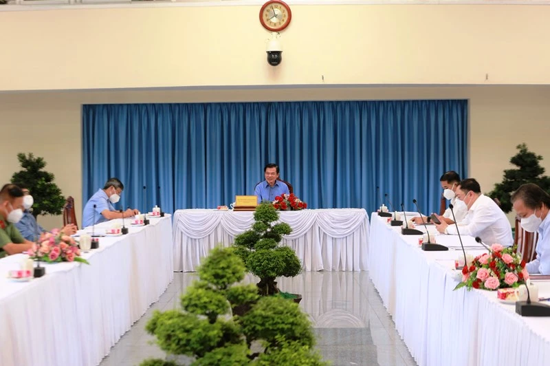 Cuộc họp Ban Chỉ đạo phòng, chống dịch Covid-19 tỉnh Đồng Nai.