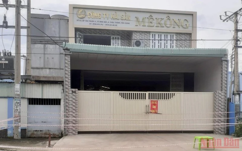 Công ty TNHH MTV hải sản Mê Kông bị khởi tố, khám xét khẩn cấp.
