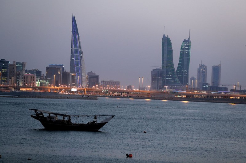 Toàn cảnh khu tài chính của Bahrain ở Manama, Bahrain. Ảnh: Reuters.