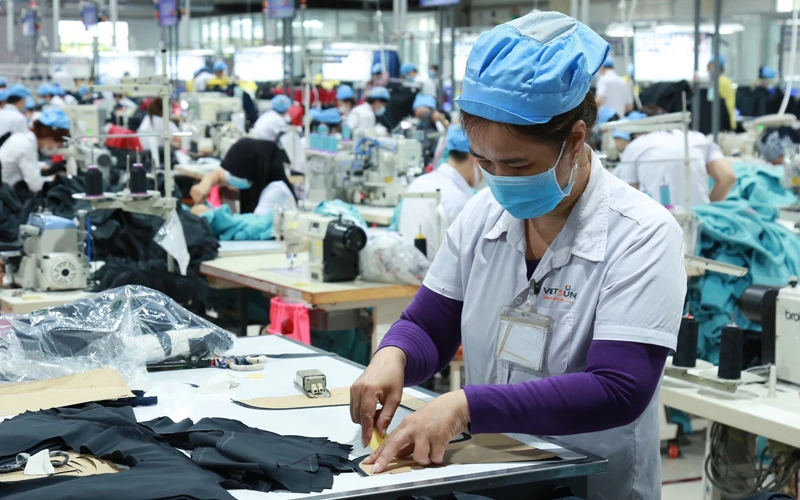 Một doanh nghiệp trong khu công nghiệp ở Đồng Nai đã quay trở lại sản xuất.
