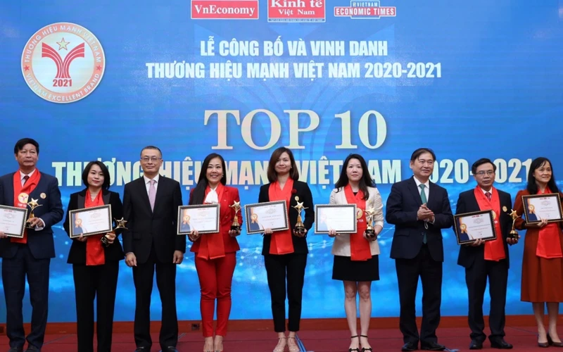 Masterise Homes được vinh danh Top 10 Thương hiệu mạnh Việt Nam 2021.