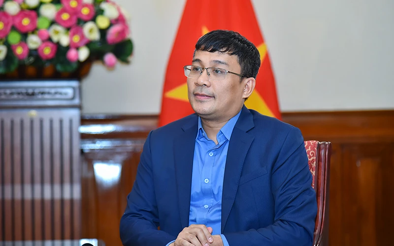 Thứ trưởng Ngoại giao Nguyễn Minh Vũ. (Ảnh: Báo Thế giới và Việt Nam)