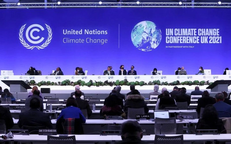 Các đại biểu tham dự COP26 tại Glasgow, Anh, ngày 31/10/2021. (Ảnh: Reuters)