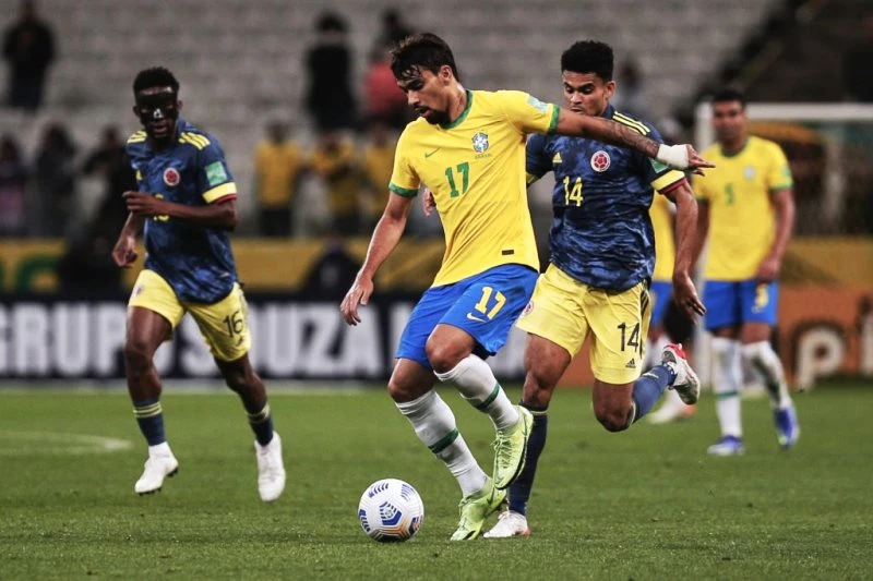 Brazil đánh bại Colombia để giành vé dự vòng chung kết World Cup 2022. (Nguồn: Getty Images)