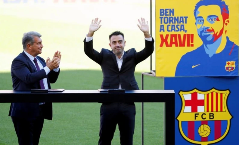 Xavi Hernández trở lại Barcelona trên cương vị huấn luyện viên. (Ảnh: elpais.com)
