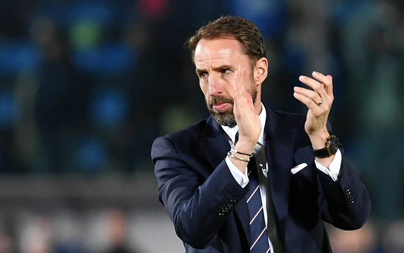 Huấn luyện viên Gareth Southgate đưa tuyển Anh tới World Cup 2022 với thành tích xuất sắc ở vòng loại. (Ảnh: Sky Sports)