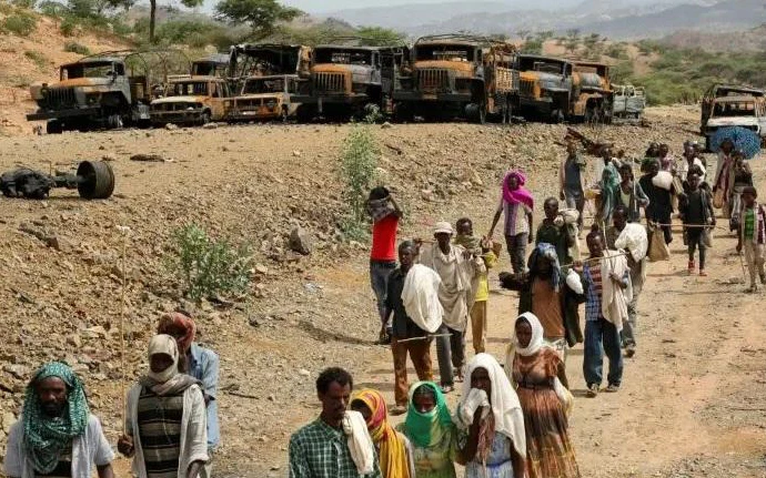Xung đột khiến hai triệu người Ethiopia phải di tản.