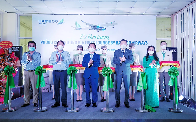 Bamboo Airways khai trương phòng chờ Thương gia tại sân bay Điện Biên Phủ.